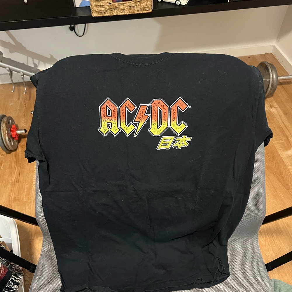 AC/DC Black Graphic T-Shirt